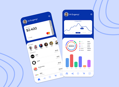 Finance App - Mobile Design app design ui ux