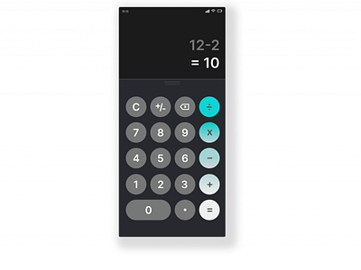 Calculator beginner challenge dailyui dailyui004 design figma freelancing internship ui