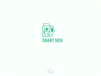 Smart men logo design logo typography vector