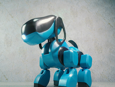 Robo Dog 3d animation design modeling product render