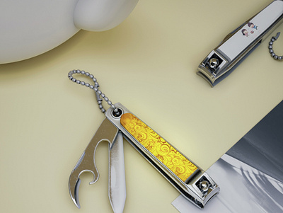 Nail Cutter 3d animation concept design modeling product