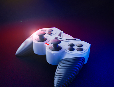 Controller 3d animation concept design modeling product