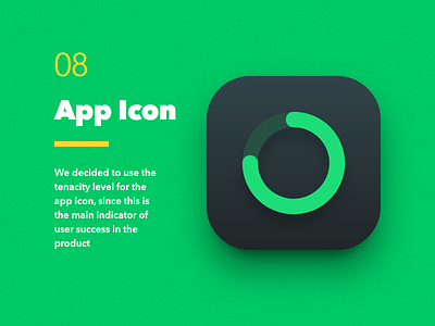 Weekly Goals — App Icon android app appicon clean dark flat icon ios ipad iphone material mobile