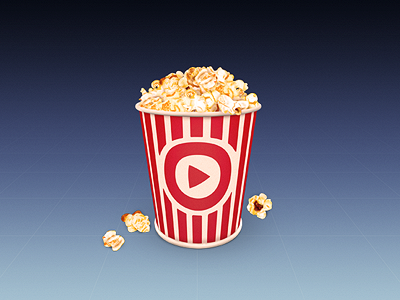 Popcorn icon popcorn