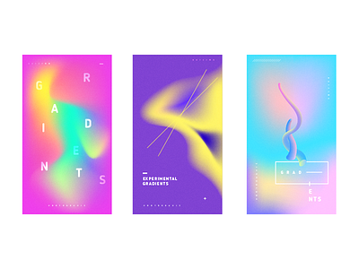Gradients gradients illustrator poster