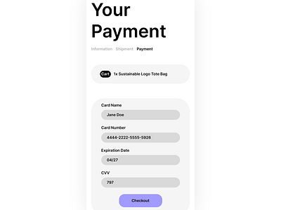 Payment Page UI Design app design graphic design ui ui design user interface