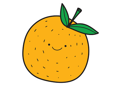 Orange freelance illustrator fruit orange