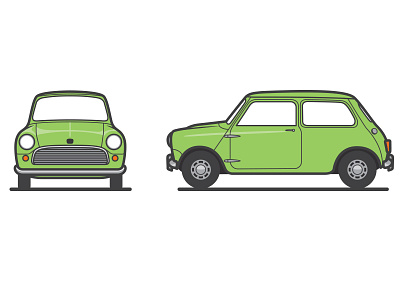 #9 Mini car digital freelance illustrator illustration mini vector