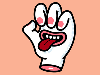Hand Mouth 2d character design freelance illustrator hand illustration illustrator mouth simple vector