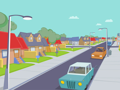 Background 2 - Brownjames Freelance Illustrator background design brownjames cars freelance freelance illustrator illustration illustrator