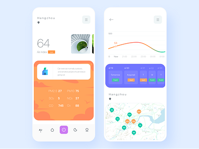 Air index💚 by Dragon Lee for Orizon: UI/UX Design Agency on Dribbble