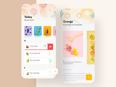 Fruit 🍋 app branding design dragonlee fruit icon illustration ue ui