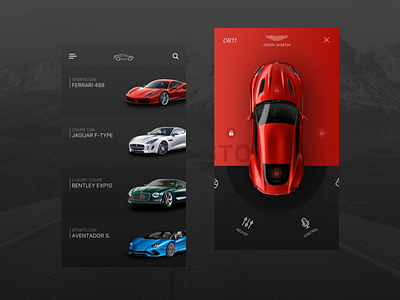 Daily Practice Car APP UI app car，invitation ui