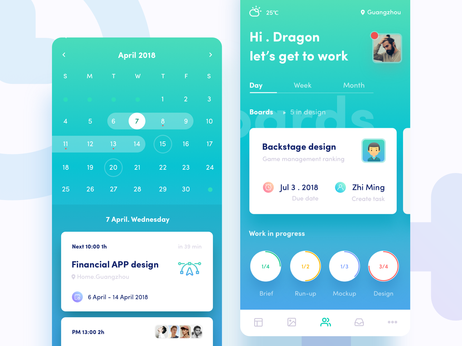 Time Management 2 by Dragon Lee on Dribbble