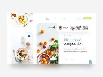 Food 😜 design hiwow ue ui web