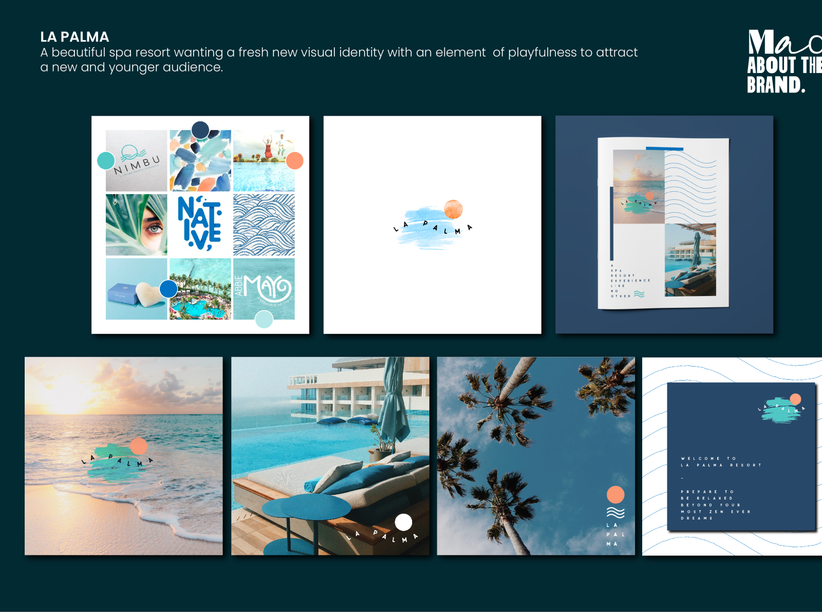 La Palma - visual ID for a luxury resort by Amy Goodall on Dribbble