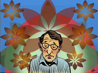 Woody Flowers celebrity sketch vector vectornator