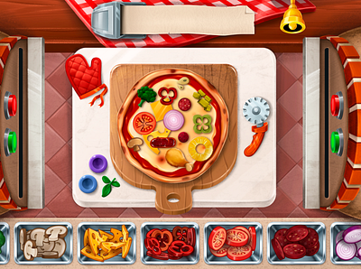 Pizza Game - Kitchen mobile game art