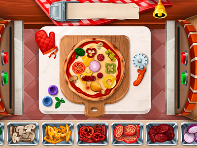 Pizza Game - Kitchen