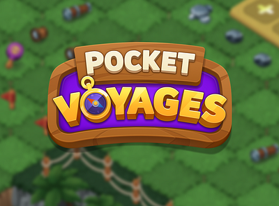 Pocket Voyages - Game Logo game logo gardenscapes