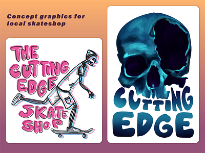 concept skate graphics design edgy graphic design illustration procreate skate