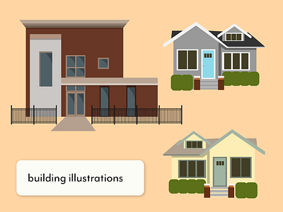 building illustrations branding design graphic design illustration vector