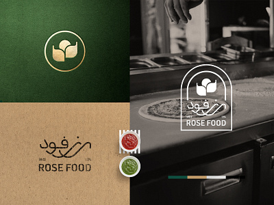 Rose Restaurant - Logo design brand identity branding design logo logo design luxury restaurant restaurant logo