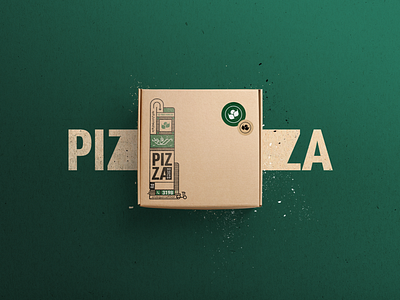 Restaurant Packaging design brand identity branding design graphic design logo logodesign packaging pizza pizza box restaurant visual identity