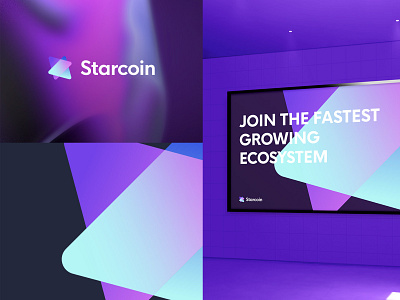 Starcoin Brand Identity Design brand identity branding coin crypto cryptocurrency design futuristic graphic design logo logodesign visual identity