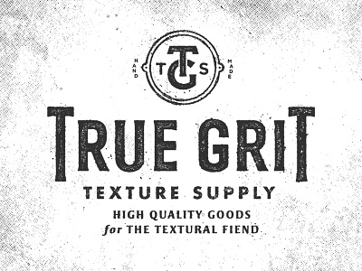 True Grit Texture Supply Logo halftone texture