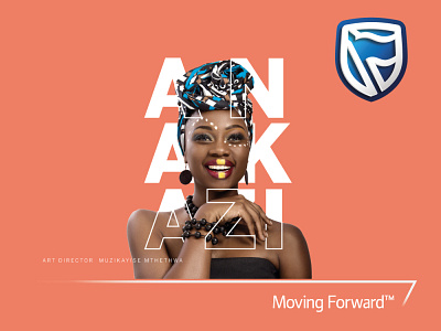 Standard Bank - Anakazi Banking - Magazine Cover advertising african african woman art direction bank design graphicdesign illustration magazine cover photography photoshop standard bank typography art vector women empowerment