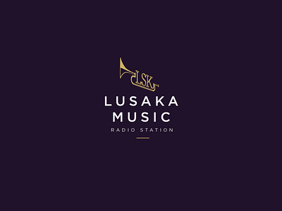 Lusaka Music Radio Station - Logo design freelance graphicdesign green illustration logo lusaka radio station visual identity