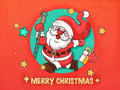 Merry Christmas !! illustration merrychristmas 圣诞老人 santa claus