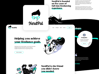 NerdPal Landing Page & Branding