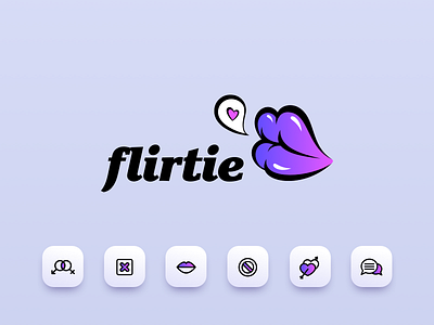 Flirtie Branding & Icons