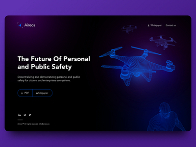 Aireos Landing Page Work in Progress