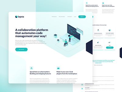 Lepsta Landing Page - Work in progress