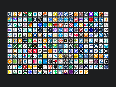 FREE SKETCH FILE - Crypto Currency SVG Icons