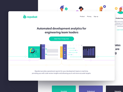 Repobot Landing Page Work in Progress 2