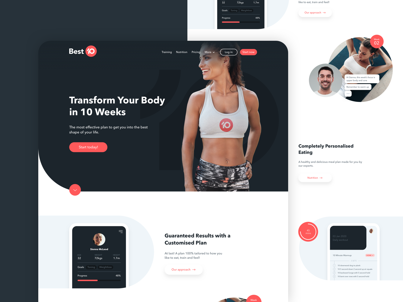 Best10 Branding Landing Page By Anja Van Staden On Dribbble Images, Photos, Reviews