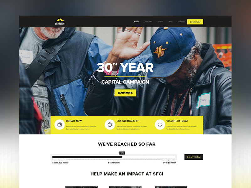 SFCI Concept Redesign ui web user interface header type web design dashboard style guide