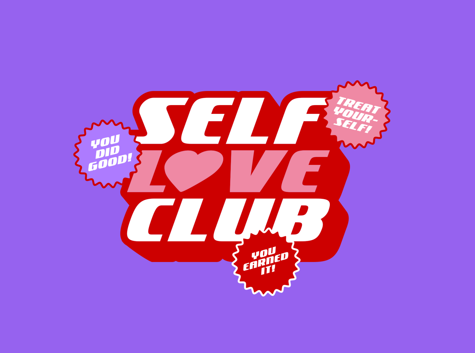 Self Love Club by Amanda Ström on Dribbble