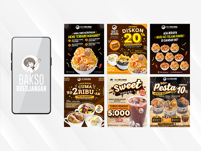 Social Media Design | Instagram Post | Bakso Boedjangan branding design graphic design vector