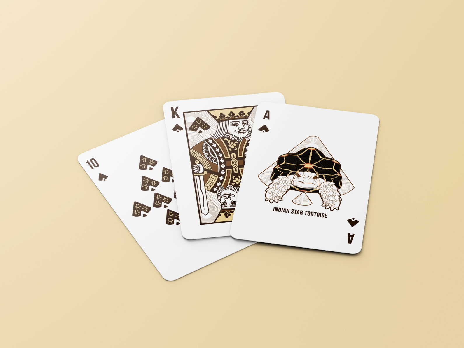 Custom Playing Card | Indian Star Tortoise Theme by Willy Handoyo on ...