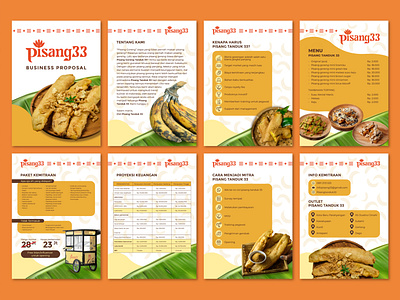 Business Proposal | Pisang 33 branding design graphic design illustration vector