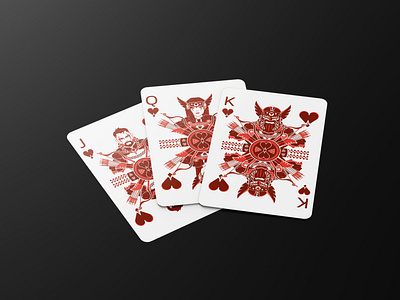 Bicycle Vikings Playing Card | Custom Playing Cards design graphic design illustration vector