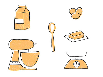 Bake 2 baking illustration