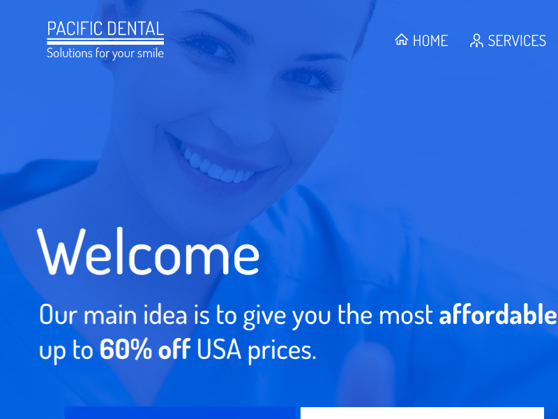 Pacific Dental // WebDesign seo webdesign dentist