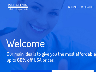 Pacific Dental // WebDesign dentist seo webdesign