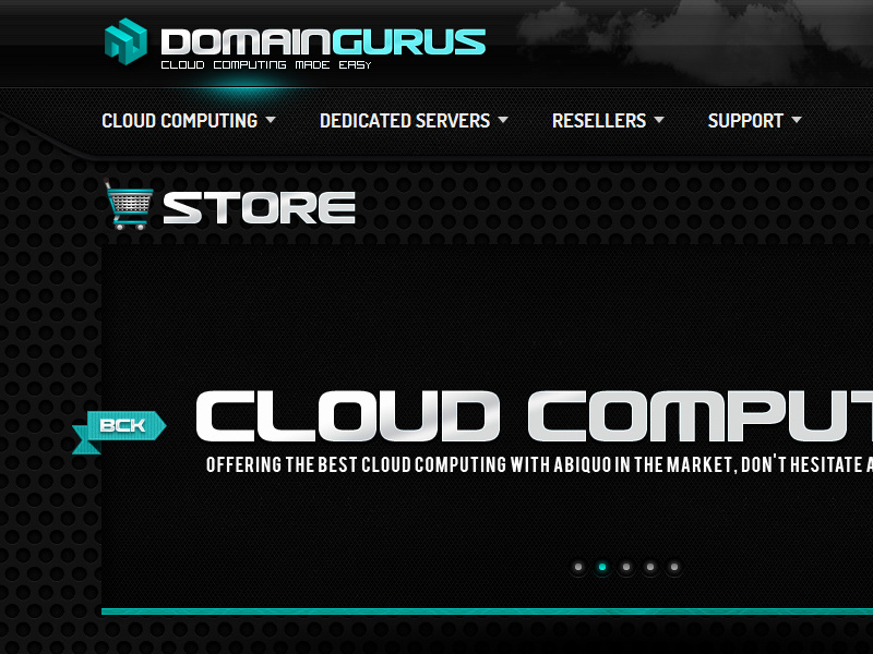 Domaingurus hosting cloud computing wordpress e-commerce branding web design